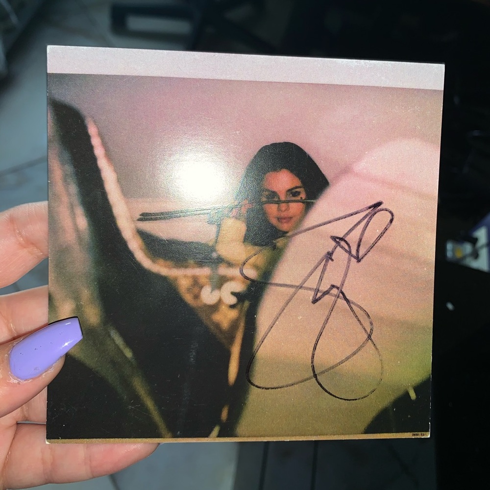 Selena Gomez signed lithograph